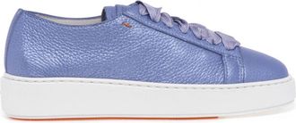 Santoni Sneakers - Dames - Sneakers - Blauw - 39 EU - Leer - Schoenen