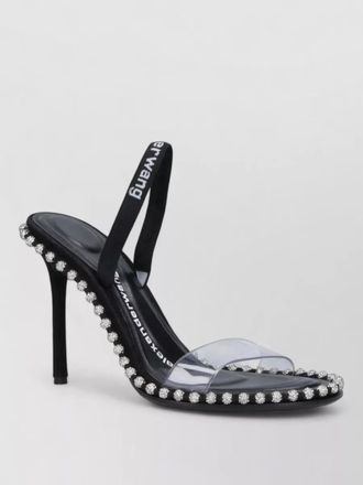 Alexander Wang high heel sandals slingback transparent strap