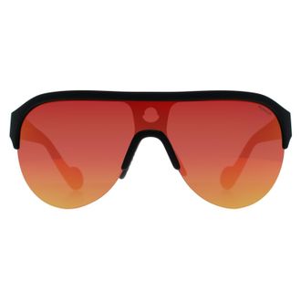 Moncler Wrap Matte Black Red Mirror & Grey ML0049