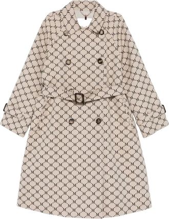 Max Mara Trenchcoat met dubbele rij knopen - Beige