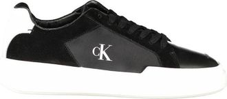 Calvin Klein Schoenen, Heren, Zwart, 41 EU, Leer, Leather Sneaker