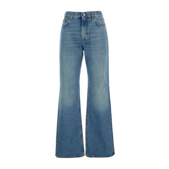 Haikure Korea Jeans - Dames - Flared Jeans - Blauw - W26 - Katoen - Jeans