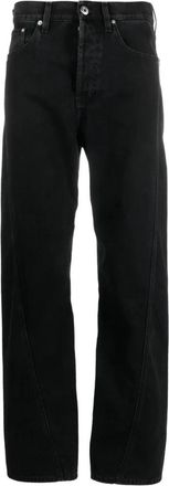 Lanvin Twisted Jeans - Heren - Regular Fit Jeans - Zwart - W33 - Katoen - Jeans