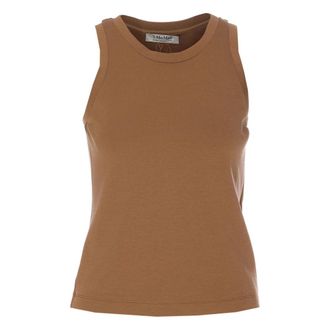 Max Mara Dames, Tops, Bruin, Maat: 3XS Katoen