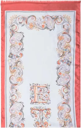 Etro Accessoires, Dames, Veelkleurig, ONE Size, Zijden Sjaal
