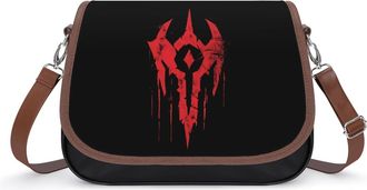 Generic The Bloody Horde Logo Small Womens Crossbody Bags Shoulder Handbag with Adjustable Strap for Travel
