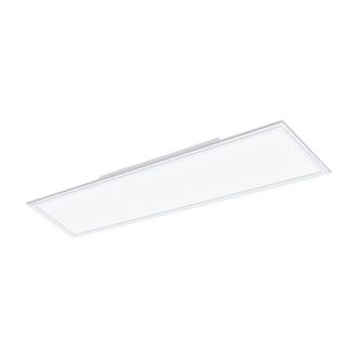 Loops Wall / Ceiling Light White Aluminium 1200mm x 300mm Panel 40W LED 4000K