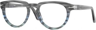 Persol Moderne Klassieke Brillen Blauw Grijs - unisex - Brillen - Grijs - ONE Size - Accessoires