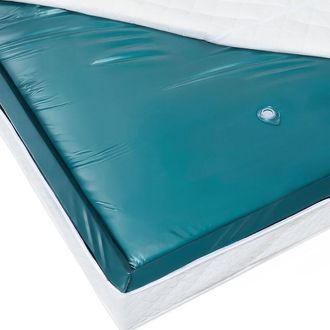 Beliani Beliani - Water Mattress for eu Double Size Waterbed 4ft6 Low Wave Reduction with Foam Frame