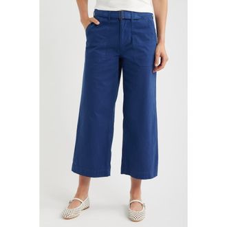 Nic+Zoe Highland Soft Stretch Wide Leg Pants in Rich Indigo at Nordstrom, Size 10P