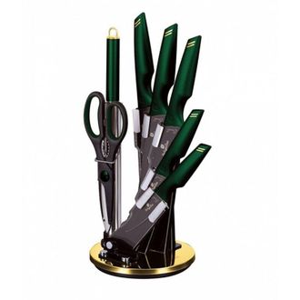 Berlinger Haus Juego De Cuchillos Berlinger Haus Bh-2690 En Soporte