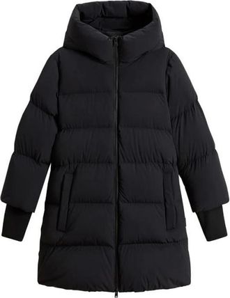 Woolrich Down Jackets, female, Black, Size: S Cloud Madison Coat