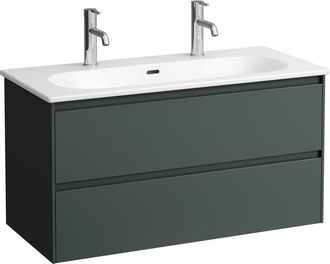 Laufen Laufen Lua Set Lani Juego Completo, Lavabo 2 Agujeros Para Grifo