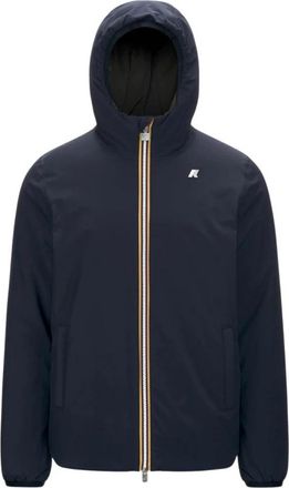 K-Way Jack ST Warm Double - Heren - Regenjassen - Blauw - S - Polyester - Jassen