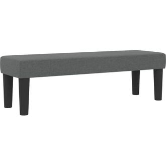 vidaXL Cama Tipo Box Spring Con Colch&oacute;n Gris Oscuro 140 X 200 Cm Tela Vidaxl
