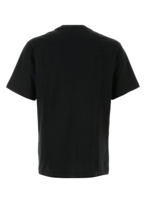 Kenzo Mens White Cotton T-Shirt Black Exterior Exterior: T-shirts And Polos