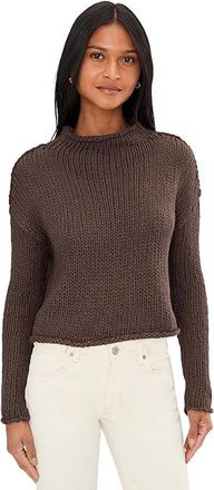 Free People Opal Sweater Womens Sweater Chicory Coffee : LG (Womens 12-14), Acrylic/Cotton