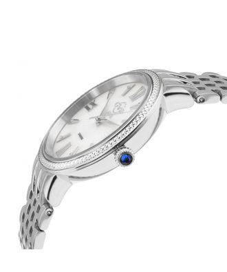 Gevril Group GV2 Womens Genoa Diamond 12530 Swiss Quartz Silver Stainless Steel Watch - One Size