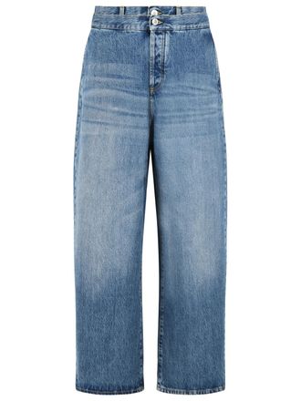The Attico Vaqueros Attico Largos De Denim Azul