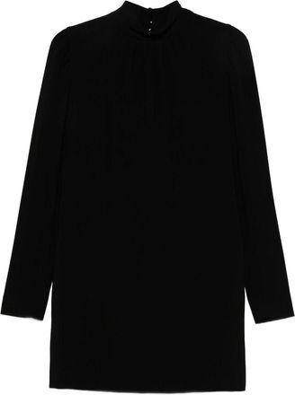 Max Mara Long-Sleeved High-Neck Dress
