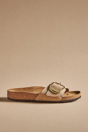 Birkenstock Madrid Big Buckle Nubuck Sandals