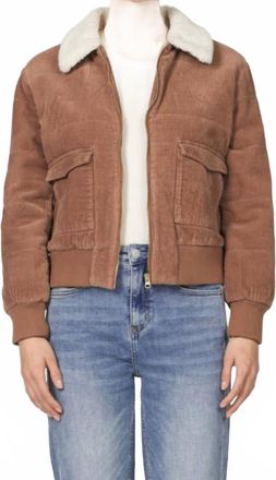 Dear John Denim Hallie Corduroy Jacket In Melted Butterscotch