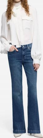 7 For All Mankind Dojo Tailorless Jeans In Flux