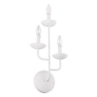 Netlighting Feiss Annie Candle Wall Lamp Plaster White
