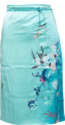 Roberto Cavalli Silk Wrap Skirt - 90s