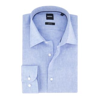 HUGO BOSS Heren, Overhemden, Blauw, Maat: XL