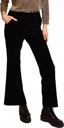 Traffic People Ceeci Flared Trousers In Black