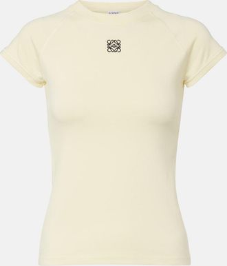 Loewe Anagram cotton-blend T-shirt
