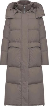 Duno Parkas, female, Brown, Size: S Aprica Long Parka