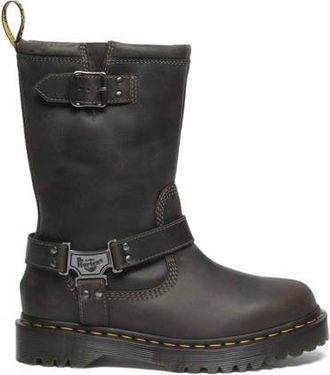 Dr. Martens Anistone Hi leren bikerboots grijs