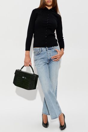 Toteme Flared Leg Jeans, Womens, Light Blue