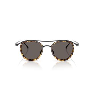 Giorgio Armani 0ar6179t Titanium Frame Sunglasses with Double Bridge