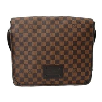 Louis Vuitton Vintage Cross Body Bags, unisex, Brown, ONE SIZE, Pre-owned Vintage Canvas Cross Body Bag