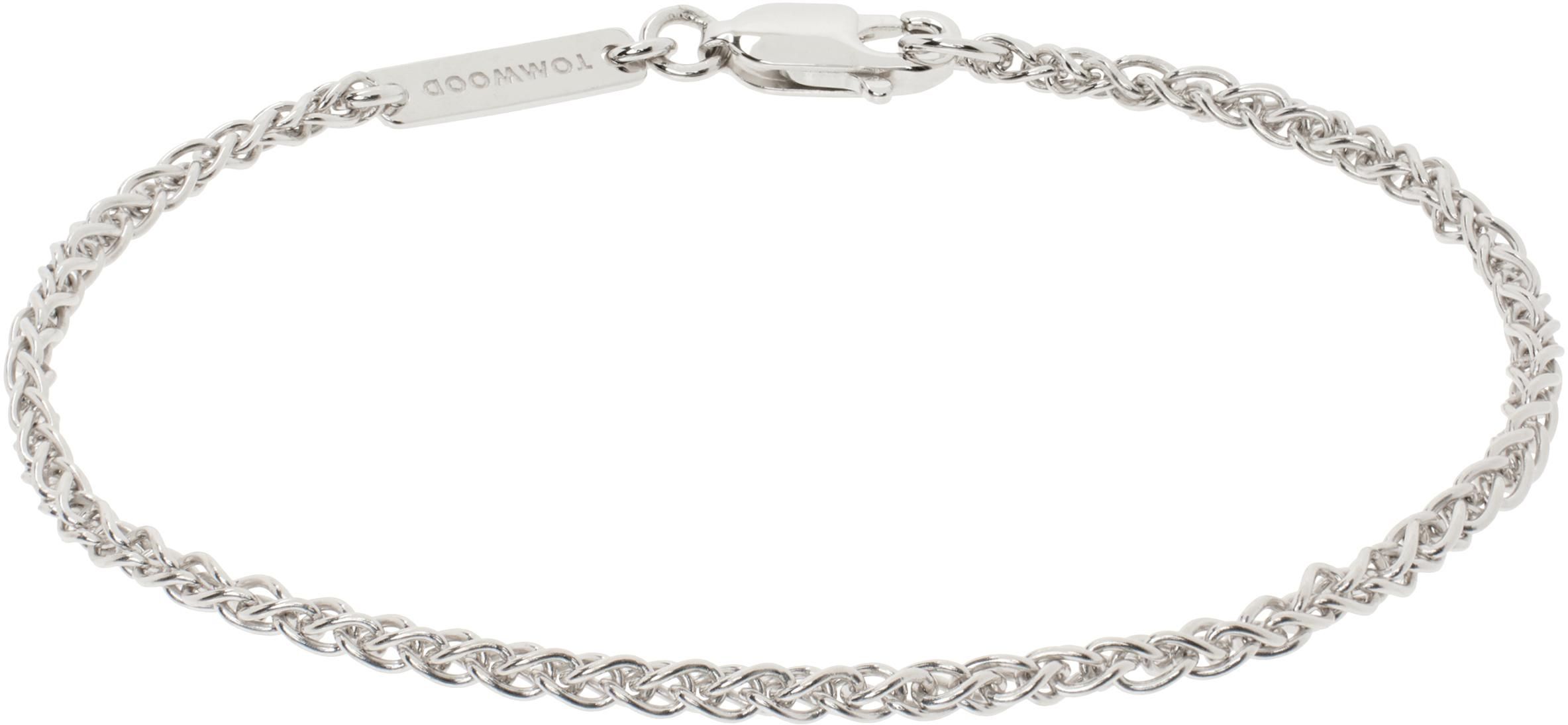 ★エレガントなデザイン【Tom Wood】Spike Bracelet silver Tom Wood Silver Spike Bracelet from $196.00 - on Stylight