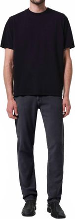 Citizens Of Humanity Adler French Terry Slim Straight Jeans In Navy