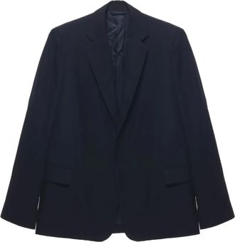 Carven double-breasted wool jacket - Black