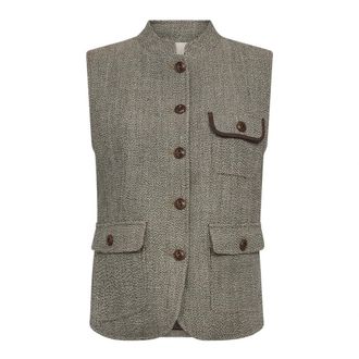 Mos Mosh MOS Mosh, Jassen, Dames, Bruin, L, Heren Bodywarmers