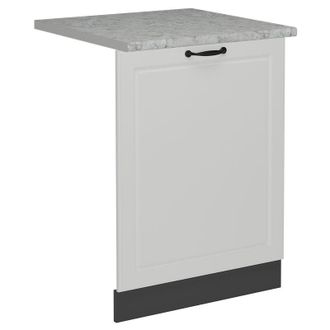 Vicco Pannello frontale della lavastoviglie R-Line, Bianco casa di campagna, 60 cm, pl Marmo Vicco