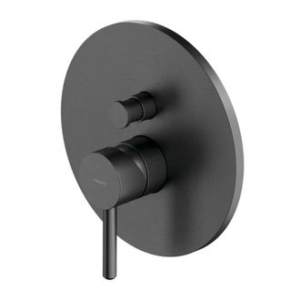 Omnires Omnires Y - Grifo Empotrado, Para 2 Dispositivos, Con Cuerpo, Grafito Cepillado Y1235gr