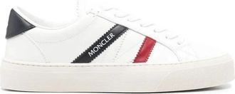 Moncler Witte lage sneakers - Dames - Sneakers - Wit - 37 EU - Schoenen