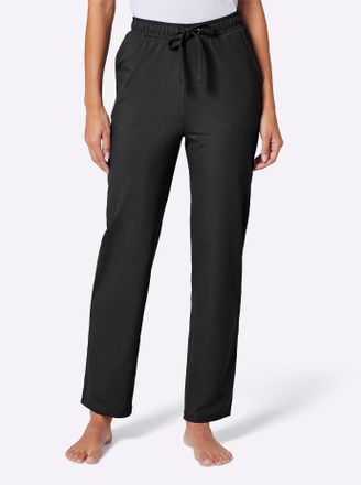 Feel Good Jogginghose FEEL GOOD, Damen, Gr. 36/38, Normalgr&ouml;ssen, schwarz, 95% Baumwolle, 5% Elasthan, unifarben, Hosen Jogginghose