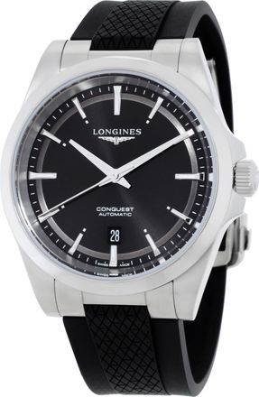 Longines Conquest Automatic Black Dial Mens Watch L3.830.4.52.9