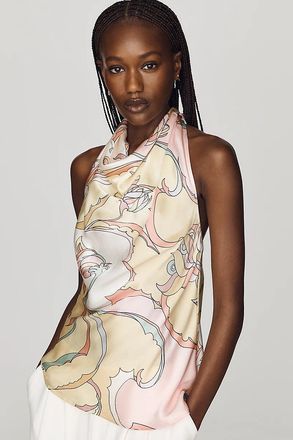 Maeve Silken Cowl Neck Top