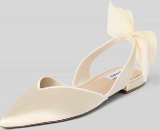 Steve Madden Pantolette mit Zierschleife Modell Synthia in Ecru, Gr&ouml;&szlig;e 36