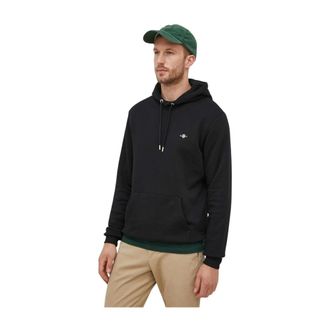 GANT Hoodies & sweatvesten, Heren, Zwart, S, Hoodies