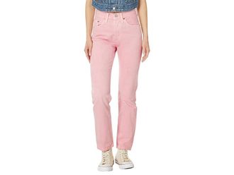 Levi's 501 Jeans Womens Jeans Dusty Chalk Pink : 26 30, Cotton/Denim